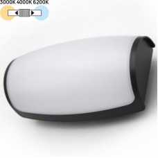 Φωτιστικό Απλίκα LED 12W 230V 1200Lm CCT Polycarbonate Γραφίτη IP65 21-01281